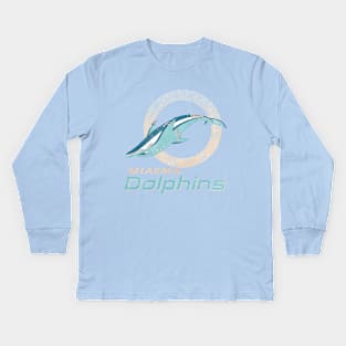 The Miasma Dolphins Kids Long Sleeve T-Shirt